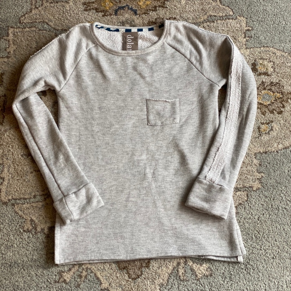 Anthropologie Dolan tunic terry pocket sweatshirt